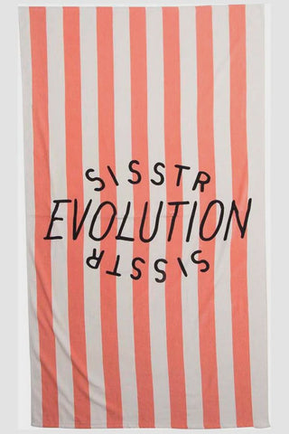 SISSTREVOLUTION HIDDEN CARGO TOWEL - CORAL