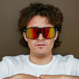 Volcom Macho Matte Black/Gray Red Chrome