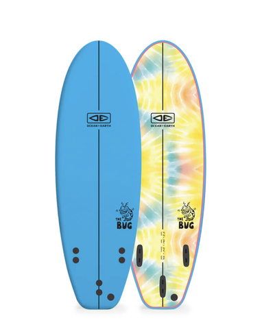 O & E Bug 5'2" Softboard Blue