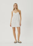 Afends Marlow Recycled Mini Dress White