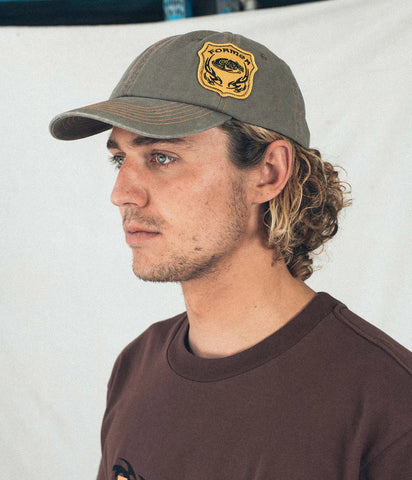 Crest Contrast Cap - Brown
