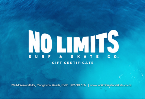 No Limits Gift Certificate