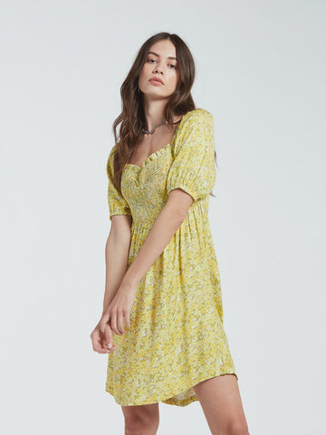 Volcom Wanna hv Sun Dress - Lime