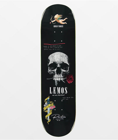 Primitive x Guns N' Roses Lemos Don't Cry 8.25" Skateboard Deck