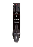 O&E Premium XT 6'0" One Piece Leash - Black