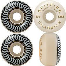 Spitfire Wheels F4 101 Classics Silver 54mm